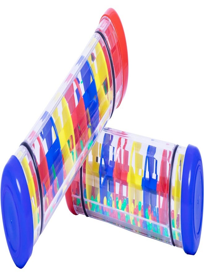 RONDURE 2 Pack Rainmaker Rain Stick Toy, 8 Inch Rain Sticks for Kids, Rainstick Sensory Developmental Shaker Tube, Baby Rattle Musical Instrument for Babies 6-12 Months, Toddlers 1-3 - Image 5